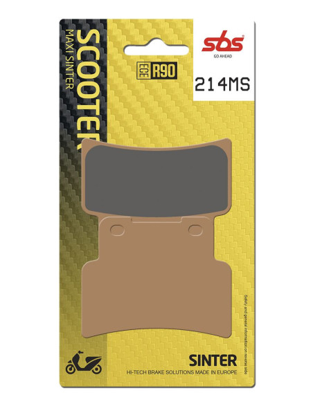 Plaquettes de frein SBS 214 MS Evo Sinter