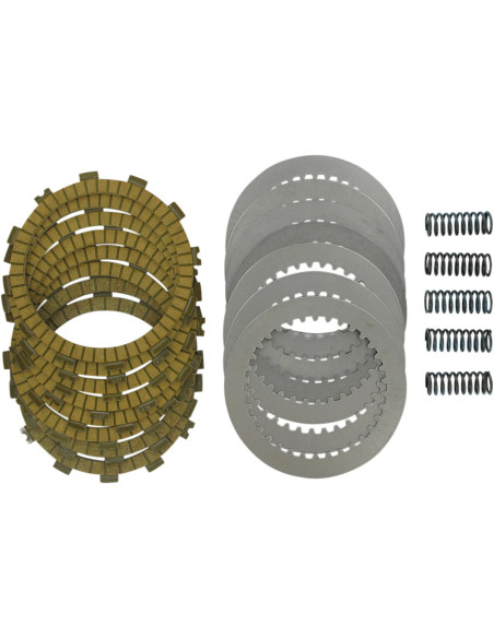 Kit disques et ressorts d'embrayage HINSON Kawasaki 250 KXF 2006-2018 Suzuki 250 RMZ 2007-2017