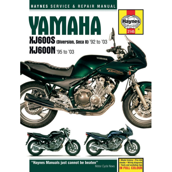Manuel entretien et réparation HAYNES Yamaha 600 XJS 1992-2003 600 XJN 1995-2003 en Anglais