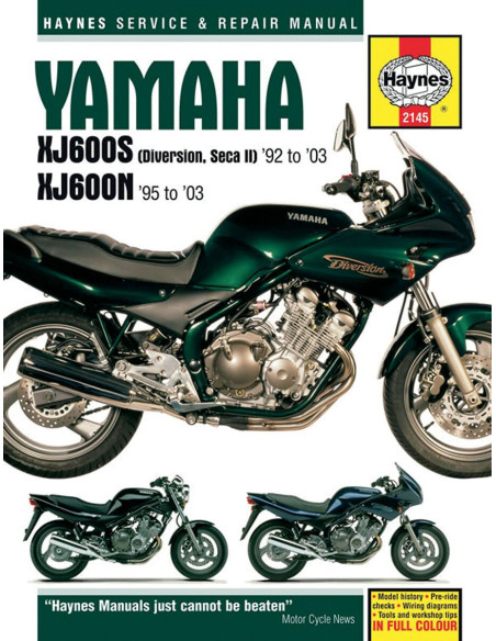 Manuel entretien et réparation HAYNES Yamaha 600 XJS 1992-2003 600 XJN 1995-2003 en Anglais