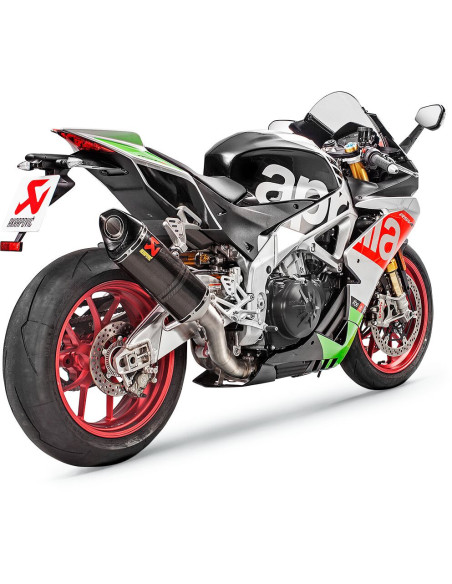 Silencieux Carbone AKRAPOVIC Aprilia 1000 RSV4 RF/RR 2017-2018 1000 Tuono 2011-2014 1100 Tuono 2015-2018