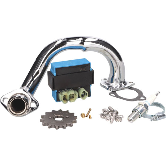 Kit de débridage Premium Chromé 101 OCTANE Aprilia/Derbi/Gilera 50cc