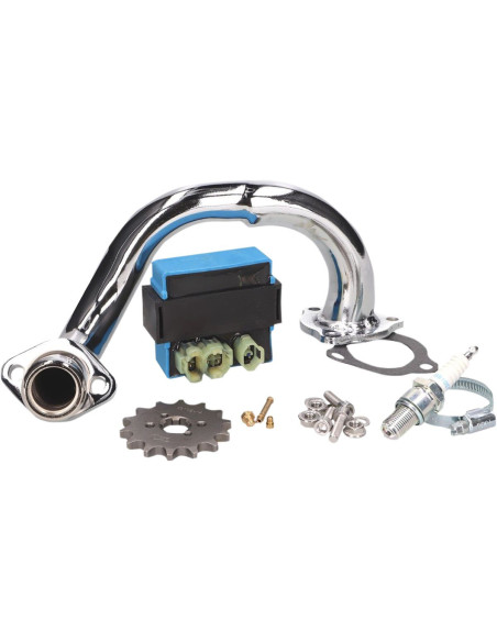 Kit de débridage Premium Chromé 101 OCTANE Aprilia/Derbi/Gilera 50cc