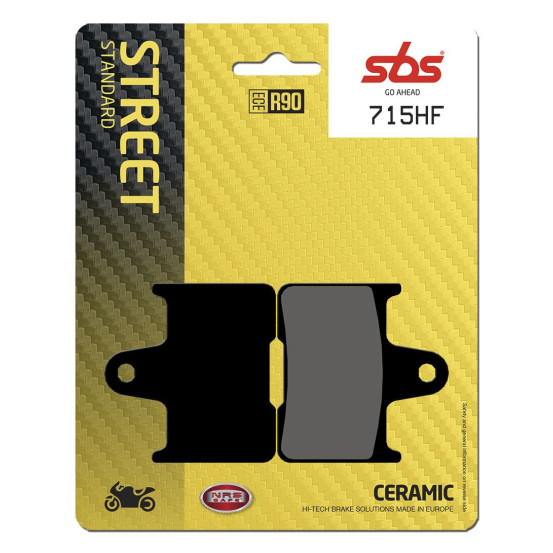 Plaquettes de frein SBS 715 HF Céramique