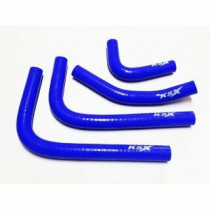 Durites de radiateur KSX renforcées silicone kawasaki 250 KXF 2017-2020 Bleu