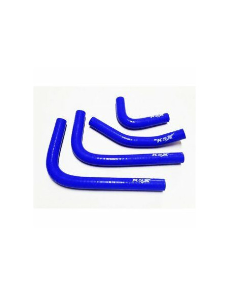 Durites de radiateur KSX renforcées silicone kawasaki 250 KXF 2017-2020 Bleu