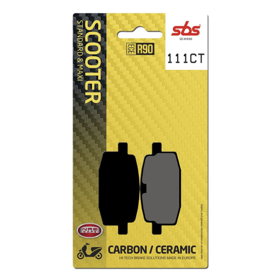 Plaquettes de frein SBS 111 CT Carbone Céramique