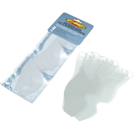 Pack de 20 Tear-offs standard pour masque cross enfant FMF Powerbomb/Powercore