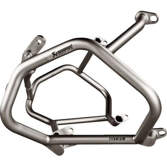 Pare carters bas AKRAPOVIC Titane BMW R 1250 GS Trophy - Rallye - Adventure