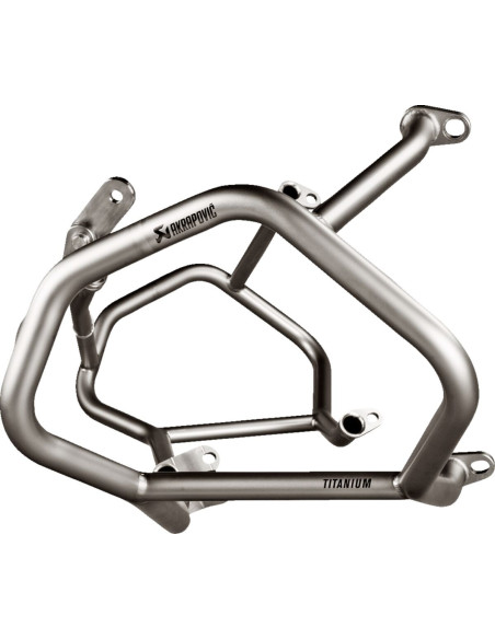 Pare carters bas AKRAPOVIC Titane BMW R 1250 GS Trophy - Rallye - Adventure
