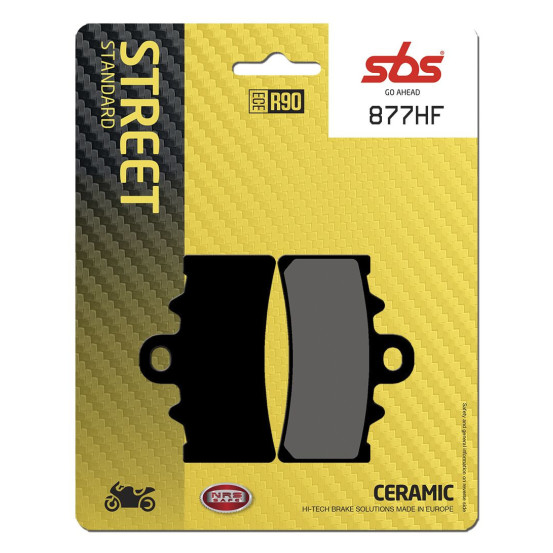 Plaquettes de frein SBS 877 HF Céramique