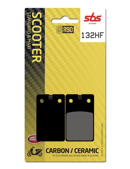 Plaquettes de frein SBS 132 HF Céramique
