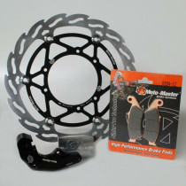 Kit frein avant oversize 270mm MOTO MASTER - Patte de déport + plaquettes incluses - KTM SX / SXF / EXC / EXCF
