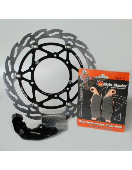 Kit frein avant oversize 270mm MOTO MASTER - Patte de déport + plaquettes incluses - KTM SX / SXF / EXC / EXCF