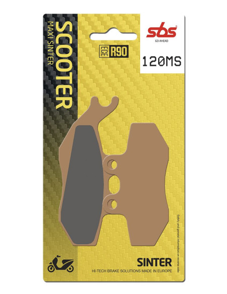 Plaquettes de frein SBS 120 MS Evo Sinter