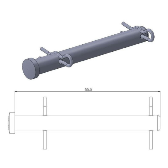 vis axe Moto Master de plaquette avant Benelli/BMW/GASGAS/Husaberg/Husqvarna/KTM/TM