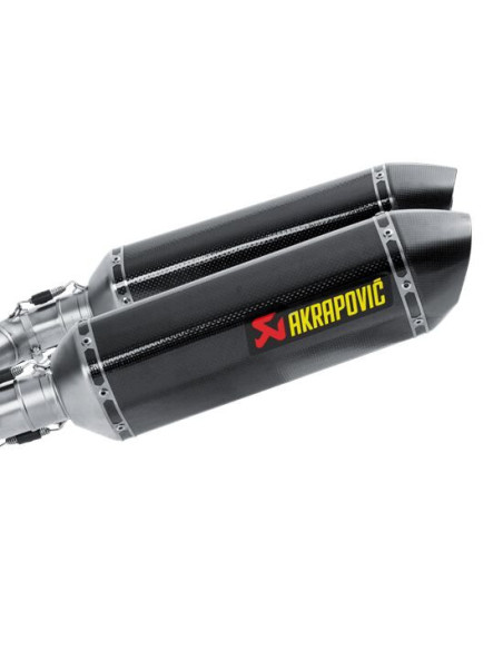 Silencieux de remplacement AKRAPOVIC Carbone gauche M-HZ05402CL