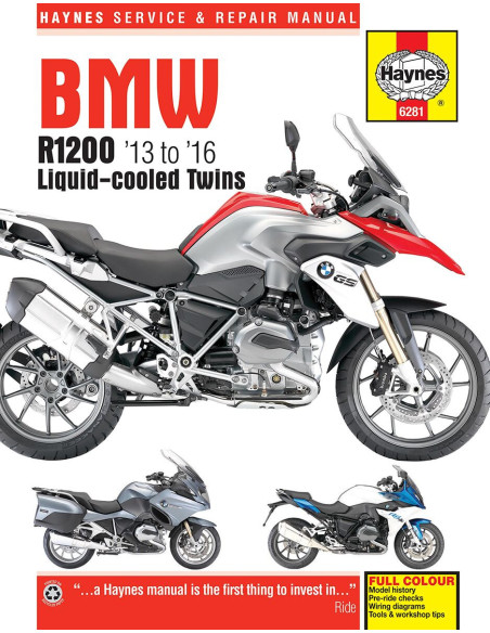 Manuel entretien et réparation HAYNES BMW R1200 2013-2016 en Anglais