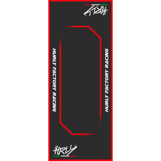 Tapis de sol environnemental HURLY 53x100cm Rouge
