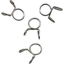 Kit 4 colliers de serrage durite FUEL STAR 9mm or