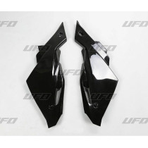 Plaques latérales - Noir - UFO HUSQVARNA 125 250 CR/WR 2009-2013