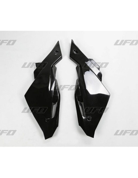 Plaques latérales - Noir - UFO HUSQVARNA 125 250 CR/WR 2009-2013