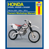 Manuel entretien et réparation HAYNES Honda 250 XR L/R 400 XR 1986-2004 en Anglais