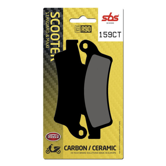 Plaquettes de frein SBS 159 CT Carbone Céramique