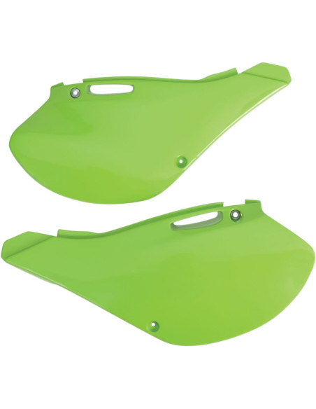 Plaques latérales - Vert - UFO Kawasaki 125 250 KX 1999-2002