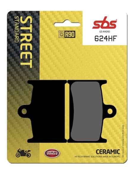 Plaquettes de frein SBS 624 HF Céramique