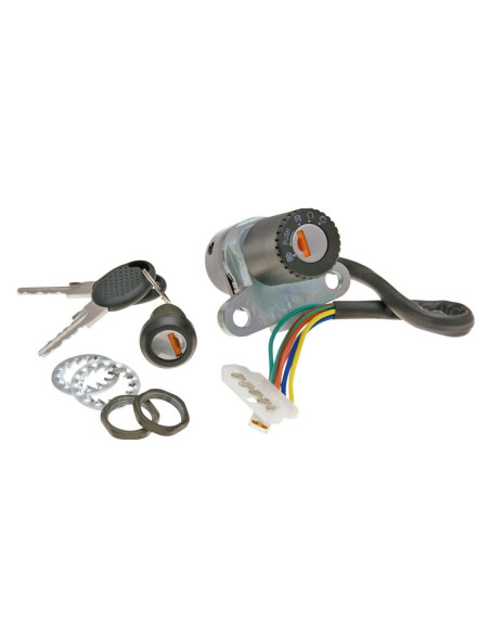 Contacteur à Clefs 101 OCTANE Derbi/Gilera/Peugeot/Rieju 50cc