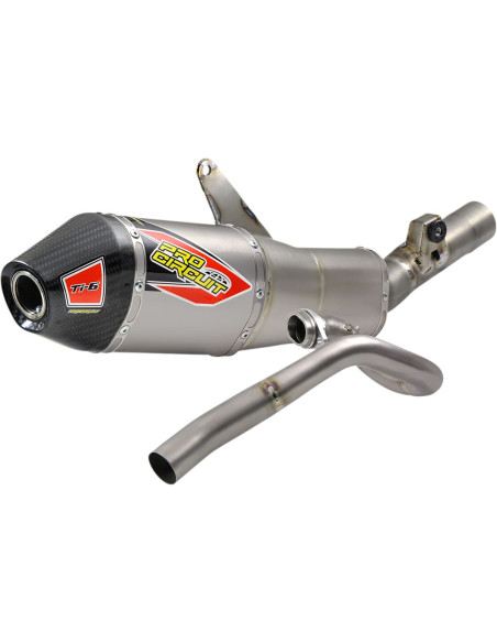 Ligne complète titane embout carbone Pro Circuit Ti6 Honda 450 CRF-R 2021-2023
