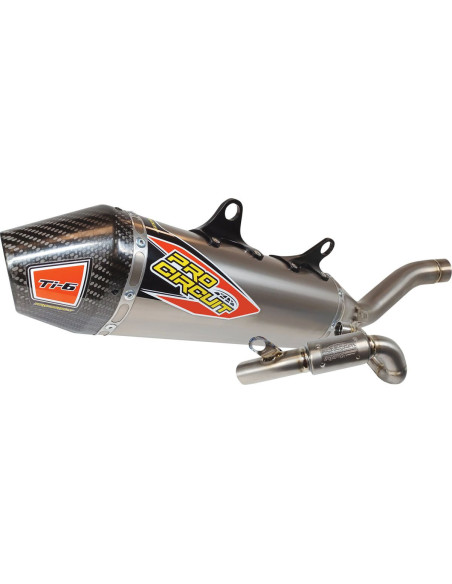 Ligne complète titane embout carbone Pro Circuit Ti6 Husqvarna 450 FC 2022-2023