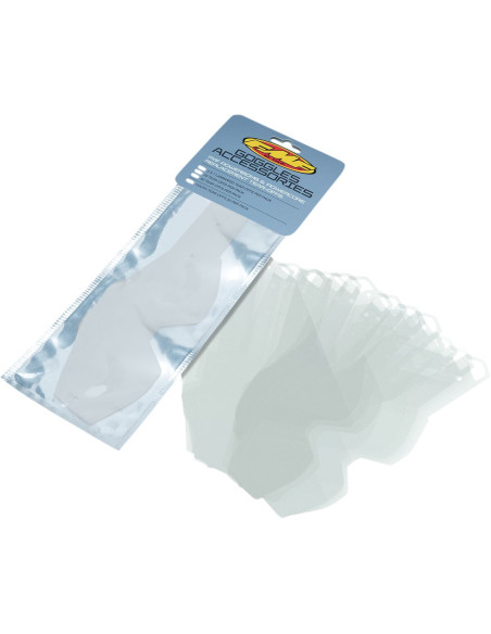 Pack de 50 Tear-offs standard pour masque cross FMF Powerbomb/Powercore