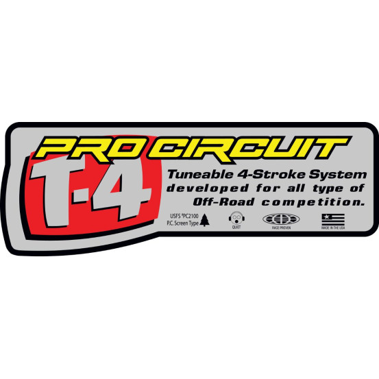 Stickers silencieux Pro Circuit T-4