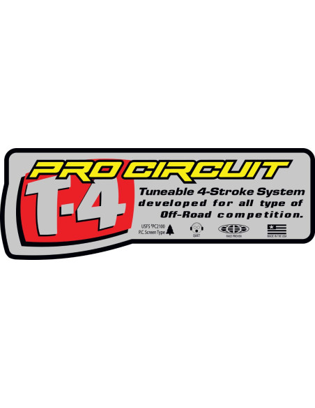 Stickers silencieux Pro Circuit T-4