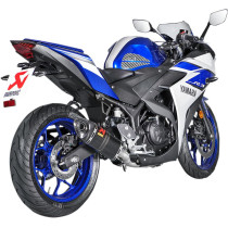 Ligne complète AKRAPOVIC Racing Line Carbone YAMAHA YZF R3 2015-2019