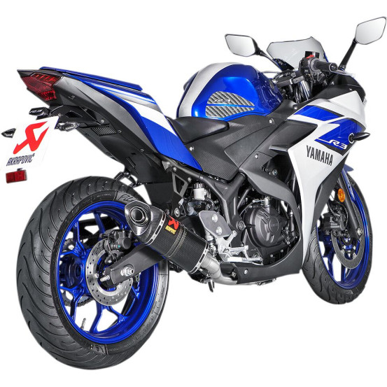 Ligne complète AKRAPOVIC Racing Line Carbone YAMAHA YZF R3 2015-2019