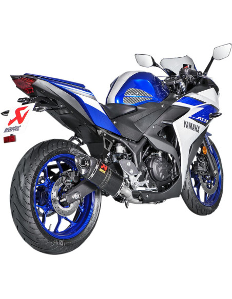 Ligne complète AKRAPOVIC Racing Line Carbone YAMAHA YZF R3 2015-2019