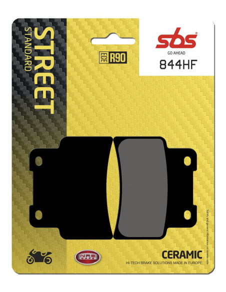 Plaquettes de frein SBS 844 HF Céramique