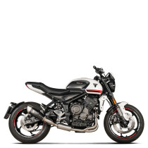 Ligne complète AKRAPOVIC Racing Line Inox/Titane TRIUMPH 660 Trident 2021-2022