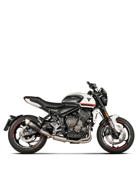 Ligne complète AKRAPOVIC Racing Line Inox/Titane TRIUMPH 660 Trident 2021-2022
