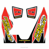 Stickers silencieux Pro Circuit T-6 Yamaha 450 YZ-F