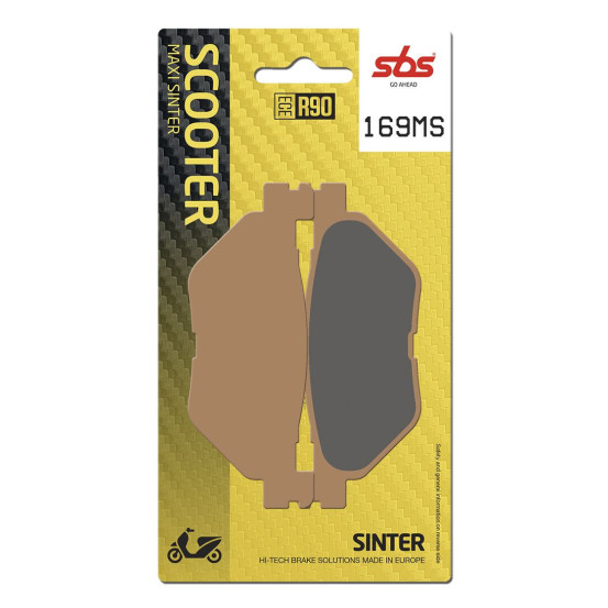 Plaquettes de frein SBS 169 MS Evo Sinter
