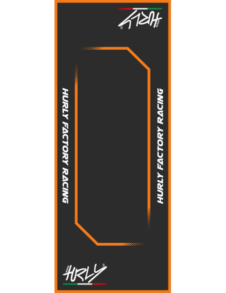 Tapis de sol environnemental HURLY 53x100cm Orange