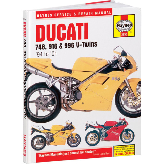 Manuel entretien et réparation HAYNES Ducati 748/916/996 1994-2001 en Anglais