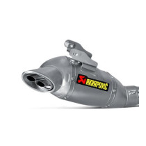 Silencieux de remplacement AKRAPOVIC Titane M-HAF00301T