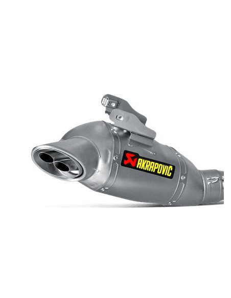 Silencieux de remplacement AKRAPOVIC Titane M-HAF00301T
