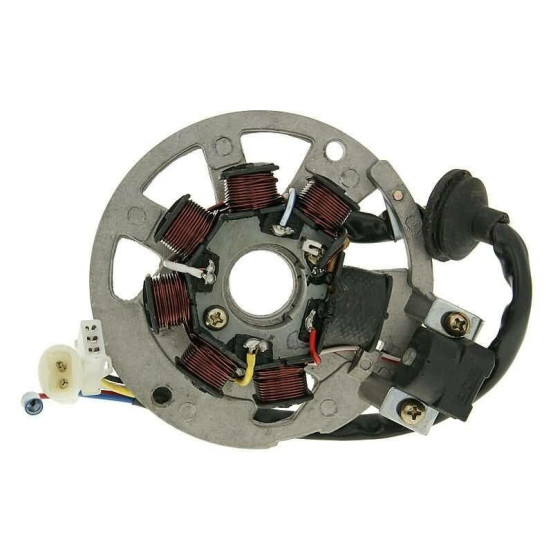 Stator d'allumage alternateur V4 101 OCTANE Benelli/CPI/Generic/Keeway/Malaguti/Sachs 50cc