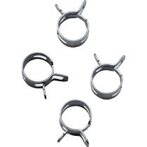 Kit 4 colliers de serrage durite FUEL STAR 12mm gris